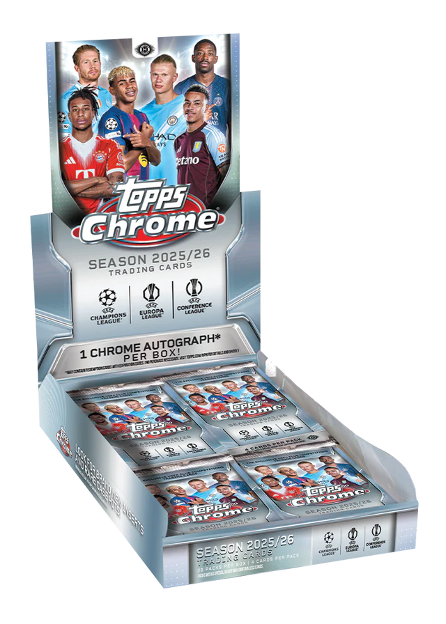 Topps Chrome UEFA Club Competitions 2025/26 Hobby Box