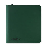 VaultX 12 Pocket Exo-Tec Zip Binder - Forest Green
