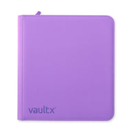 VaultX 12 Pocket Exo-Tec Zip Binder - Just Purple