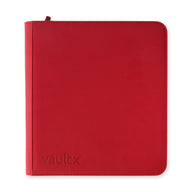 VaultX 12 Pocket Exo-Tec Zip Binder - Fire Red