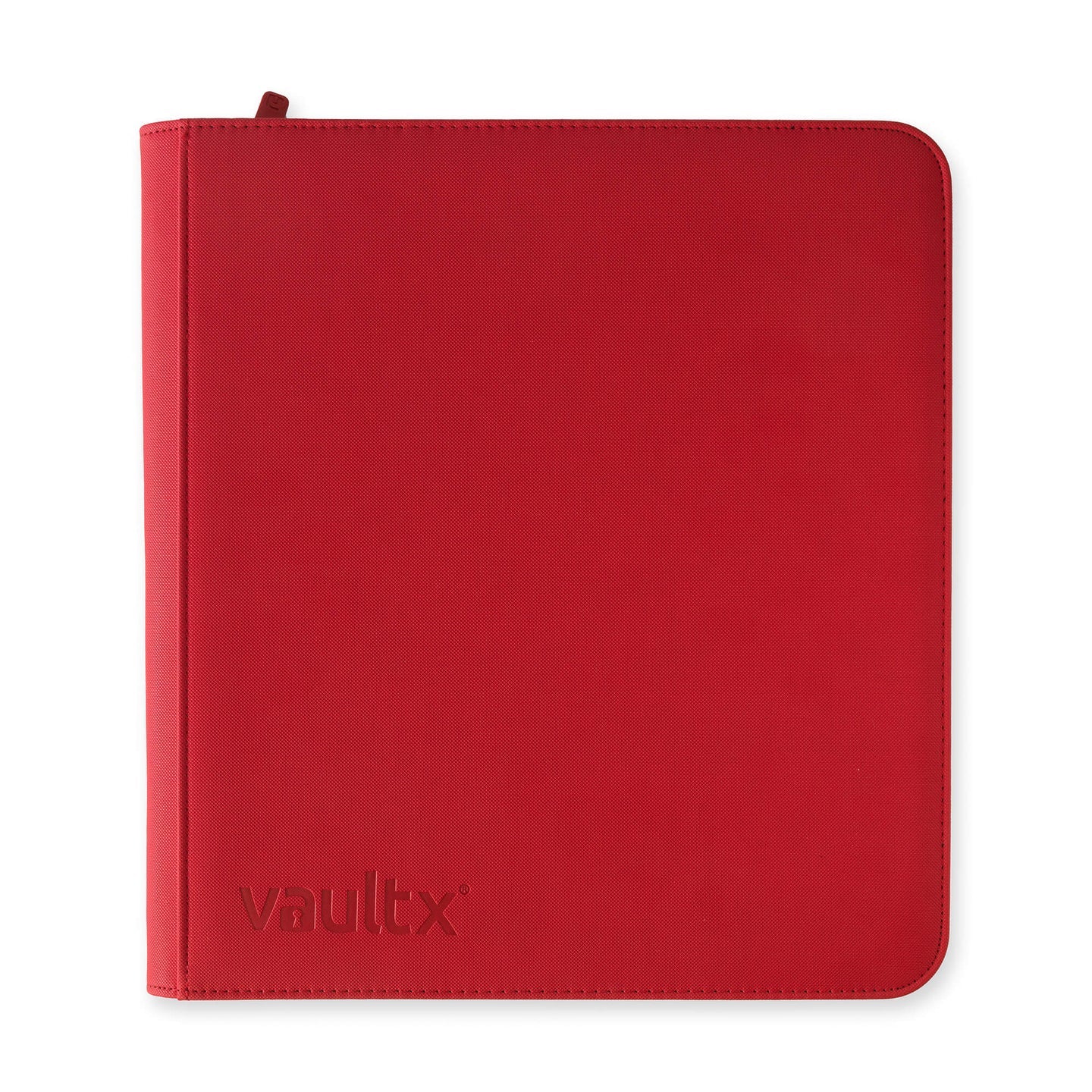 VaultX 12 Pocket Exo-Tec Zip Binder - Fire Red