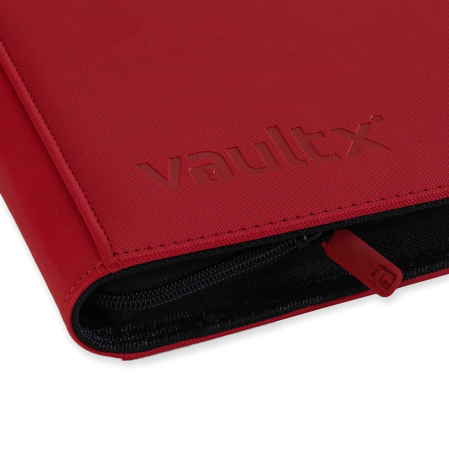 VaultX 12 Pocket Exo-Tec Zip Binder - Fire Red