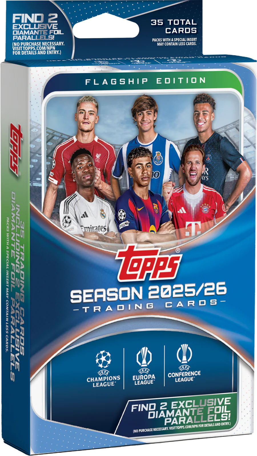 Topps UEFA Club Competitions Flagship 2025/26 - Hanger Pack