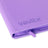 VaultX 9 Pocket Exo-Tec Zip Binder Just Purple