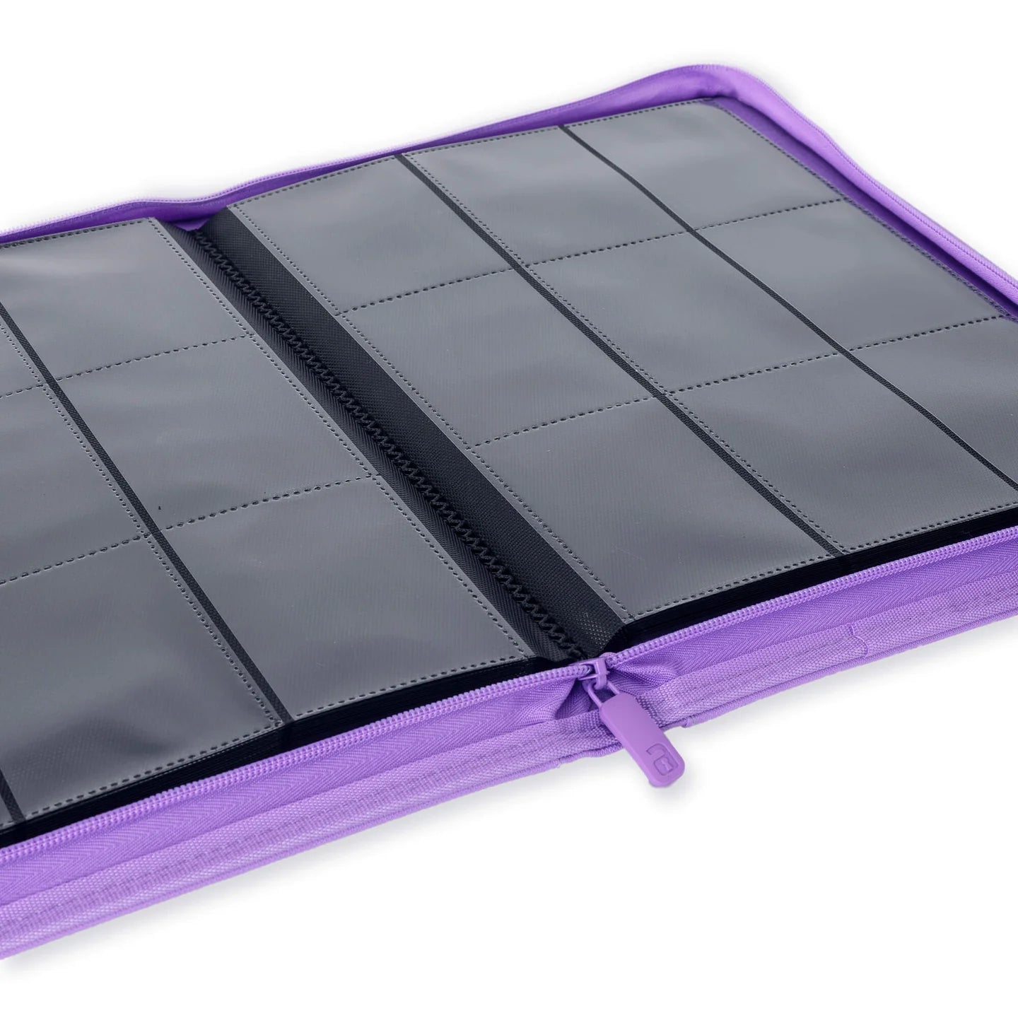 VaultX 9 Pocket Exo-Tec Zip Binder Just Purple