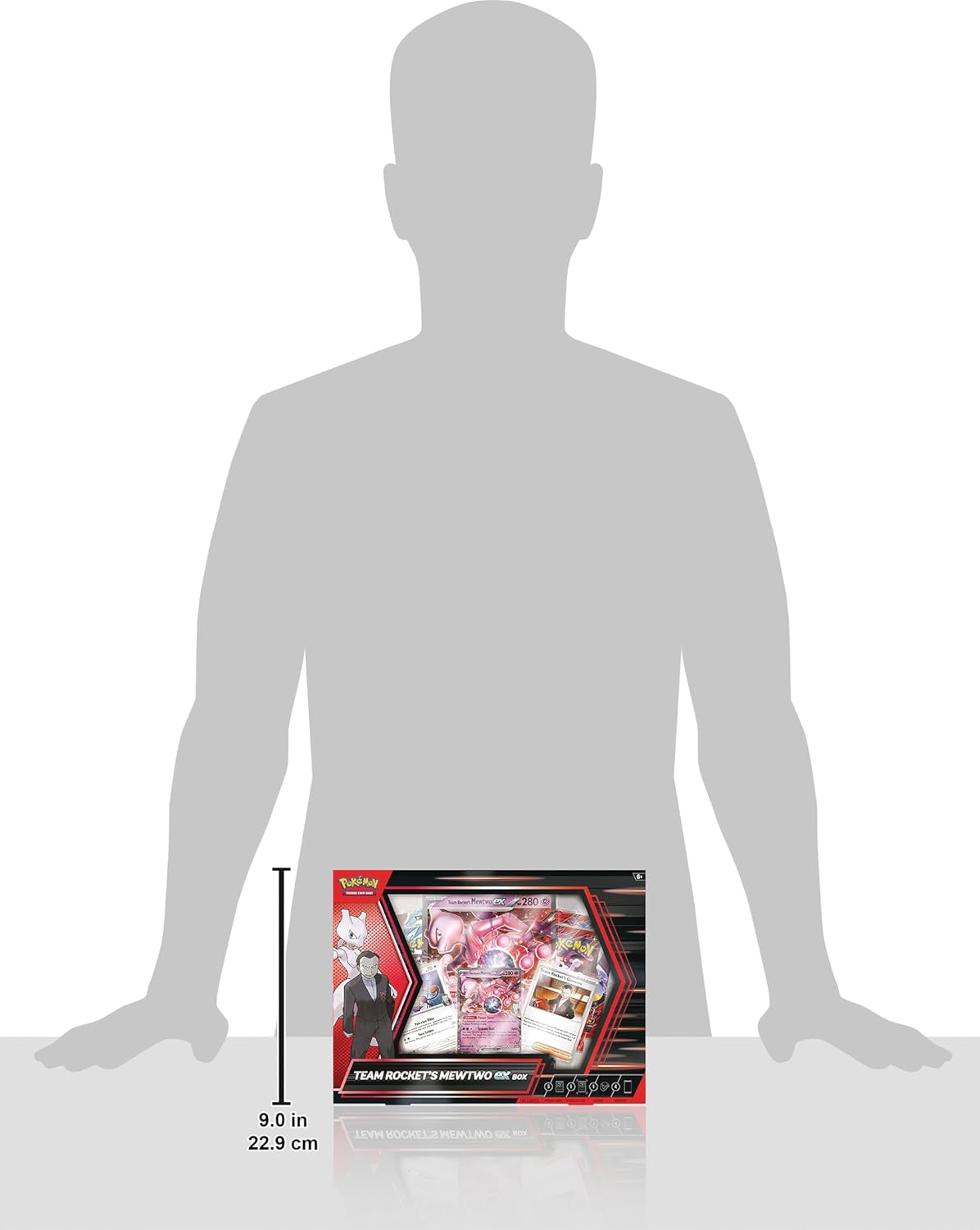 Pokémon TCG: Team Rocket's Mewtwo ex Box