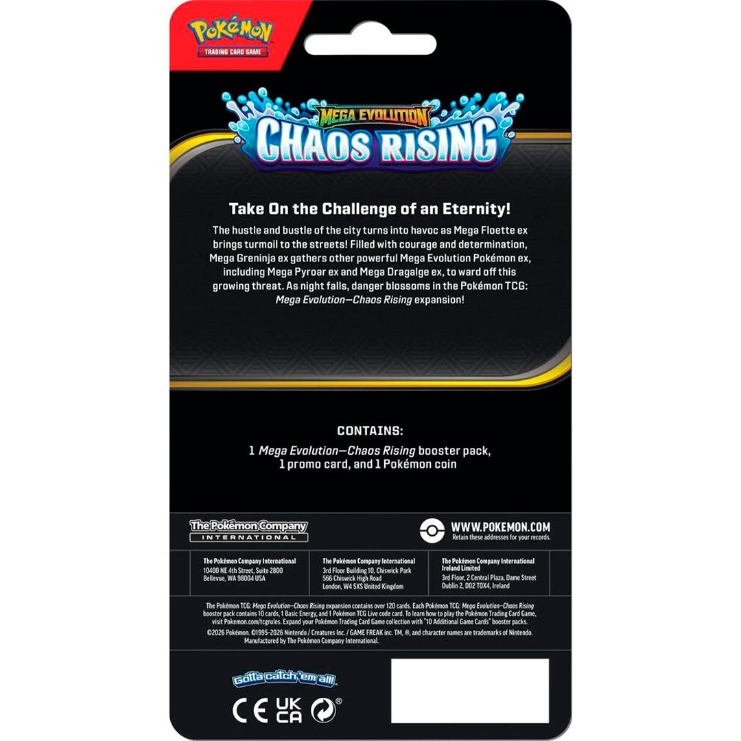 Pokémon TCG: Mega Evolution – Chaos Rising Checklane Blister (Pawmot)