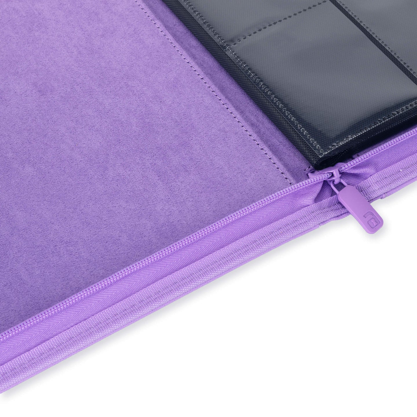 VaultX 9 Pocket Exo-Tec Zip Binder Just Purple