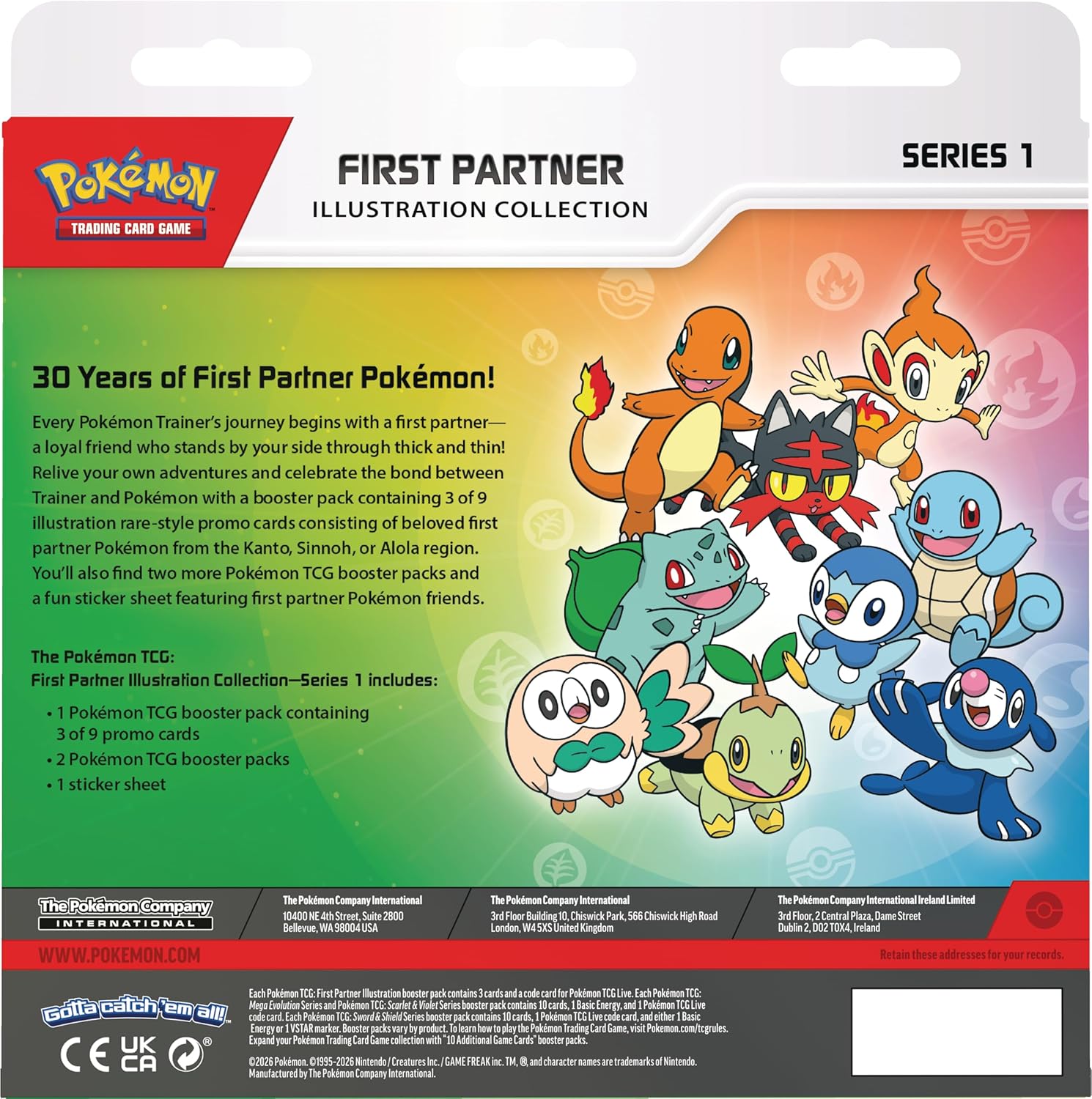 Pokémon TCG: First Partner Illustration Collection - Series 1