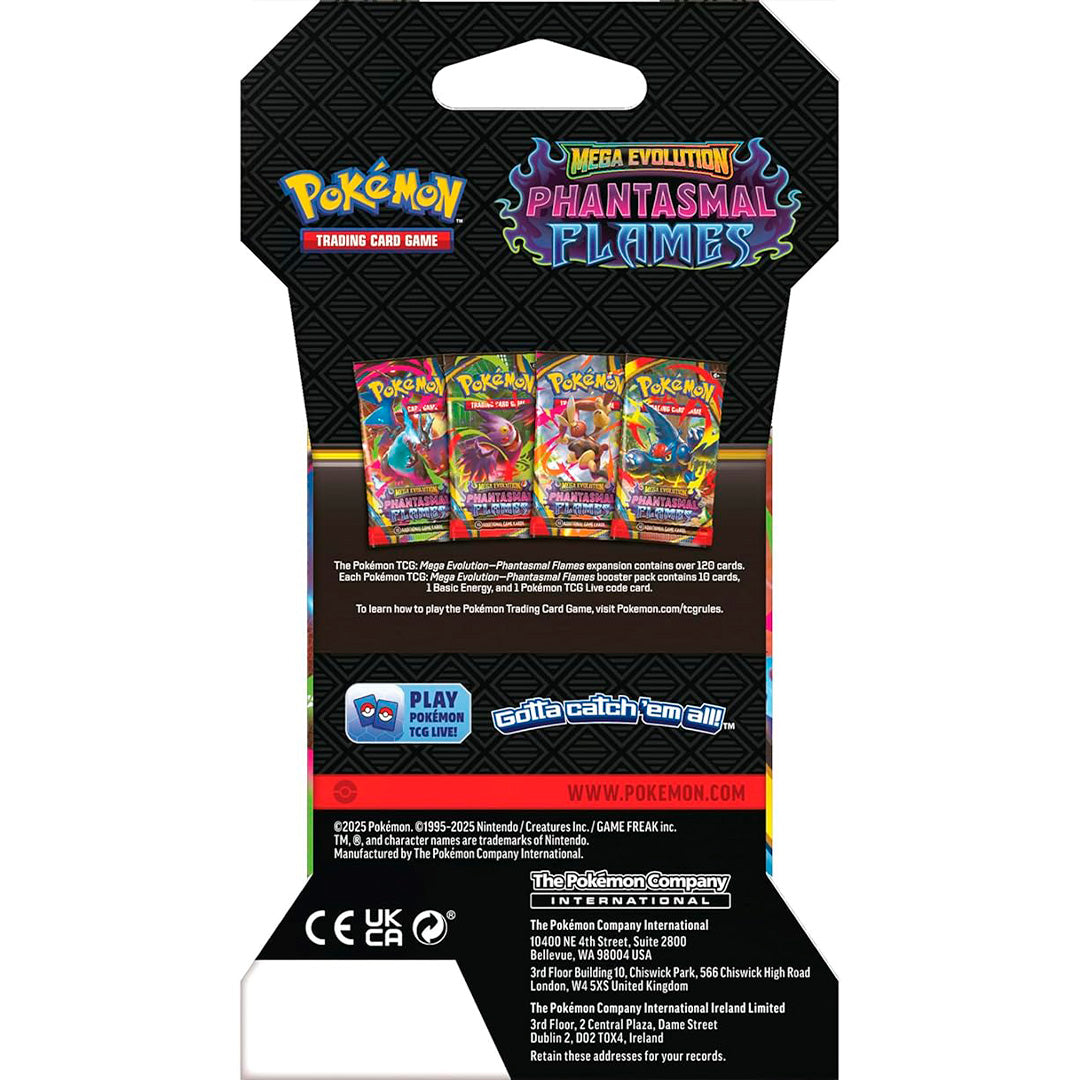 Pokémon TCG: Phantasmal Flames - Sleeved Booster