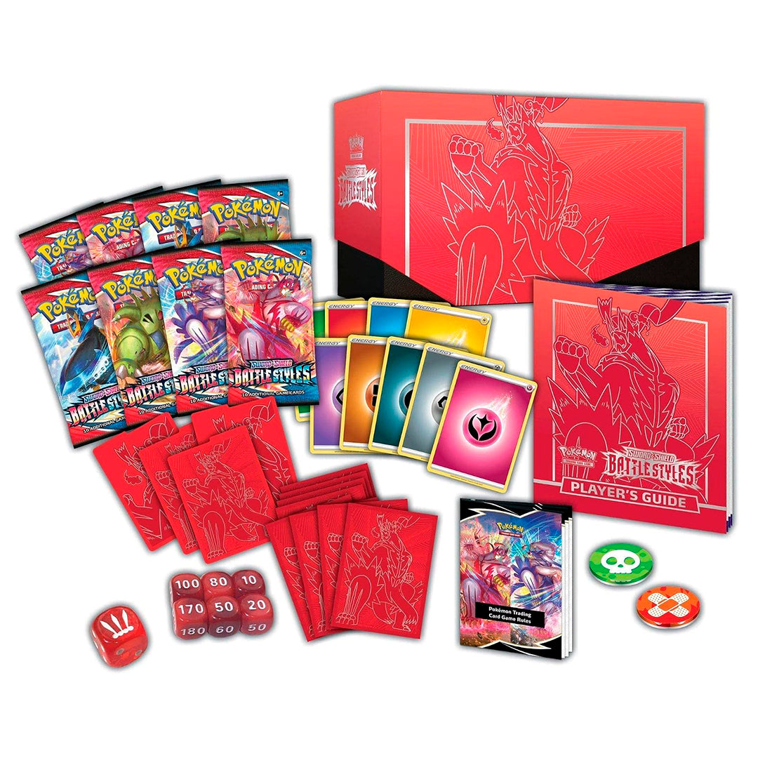 Pokémon TCG: Sword & Shield - Battle Styles Elite Trainer Box (Red)
