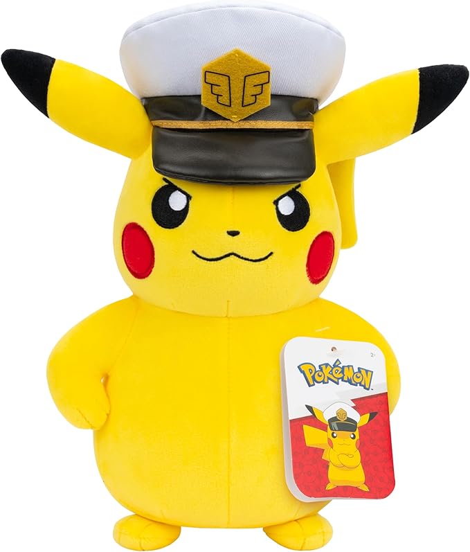 Pokémon Plush: Captain Pikachu (20 cm)
