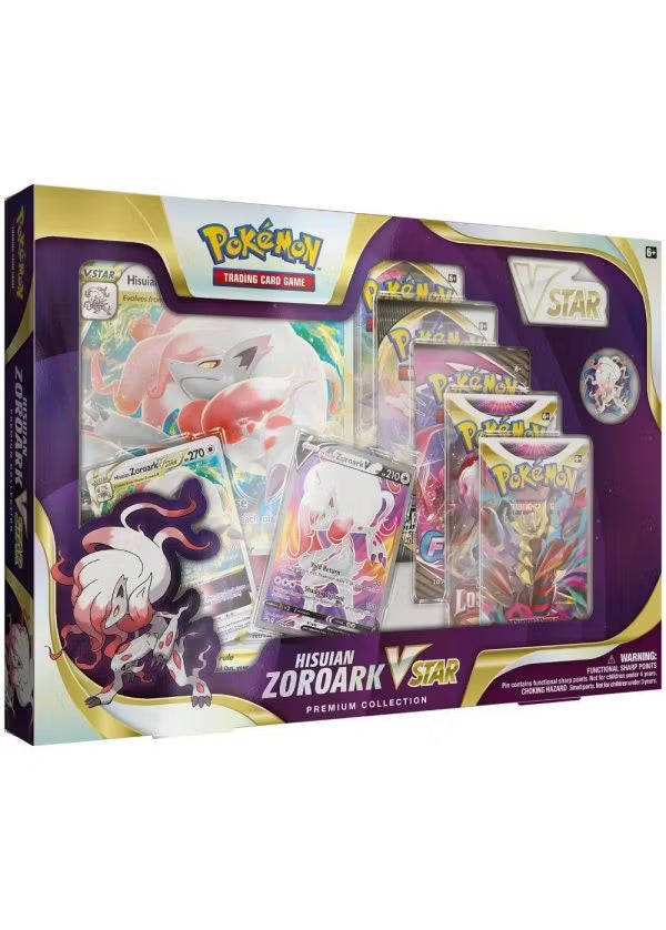 Pokémon TCG: Hisuian Zoroark VSTAR Premium Collection