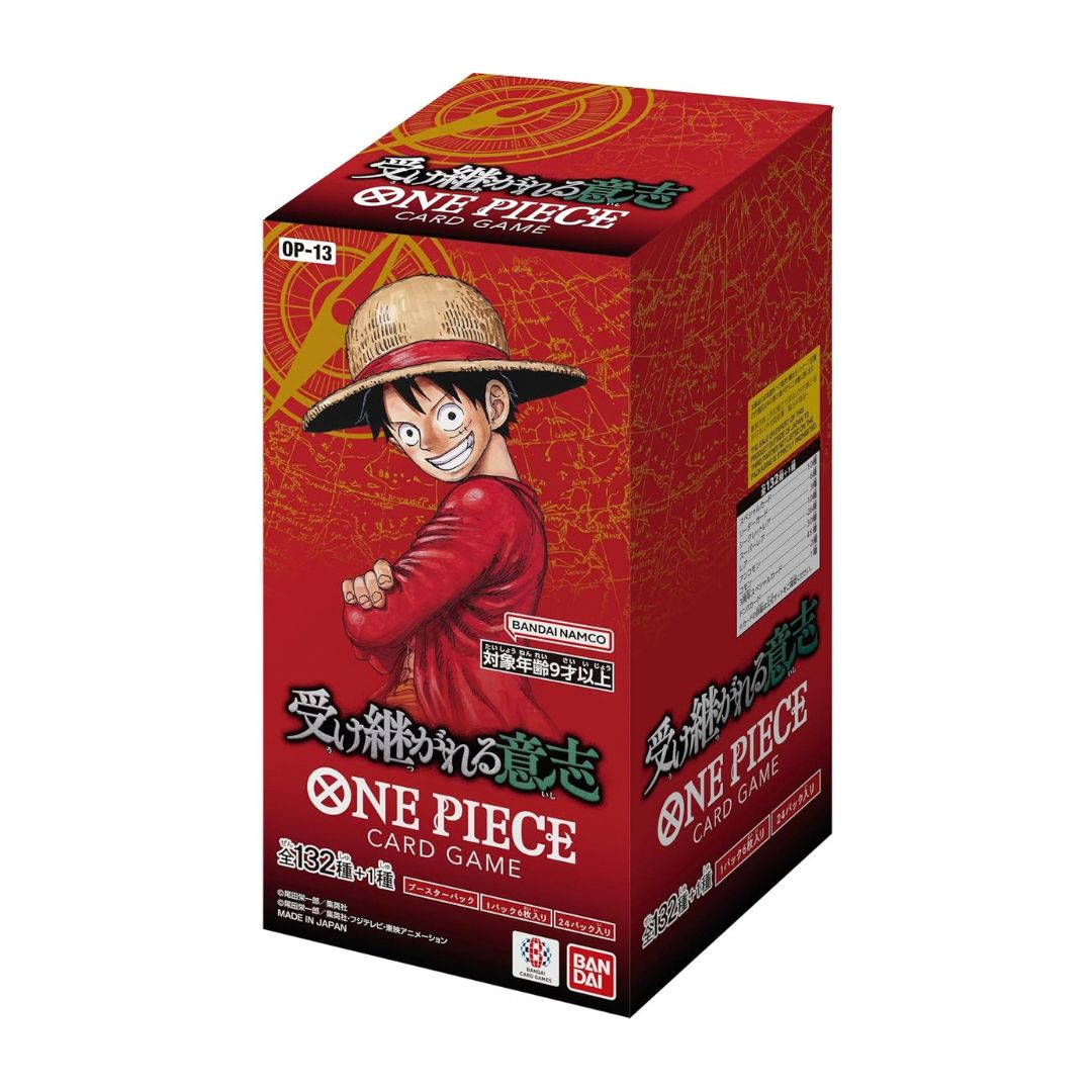 One Piece Card Game: Carrying on His Will Booster Box OP 13 - Japansk