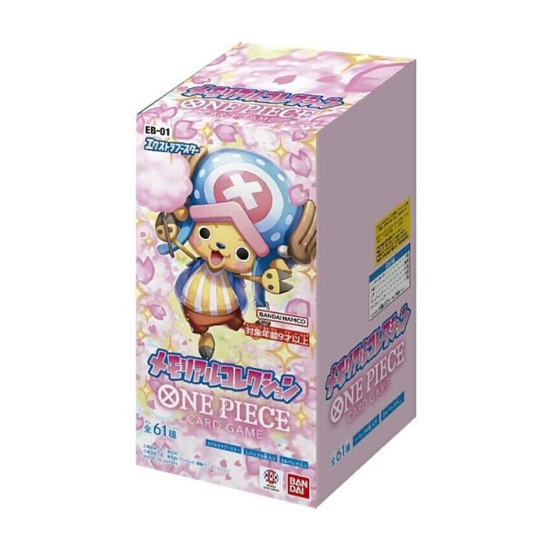 One Piece Card Game: Memorial Collection Extra Booster Box EB 01 - Japansk