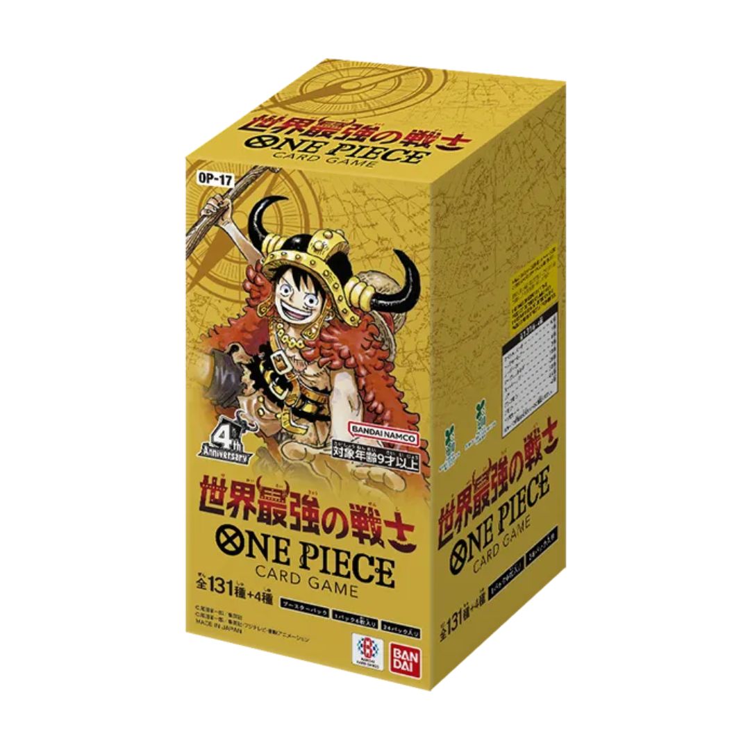 One Piece Card Game: The World’s Strongest Warriors Booster Box OP 17 - Japansk