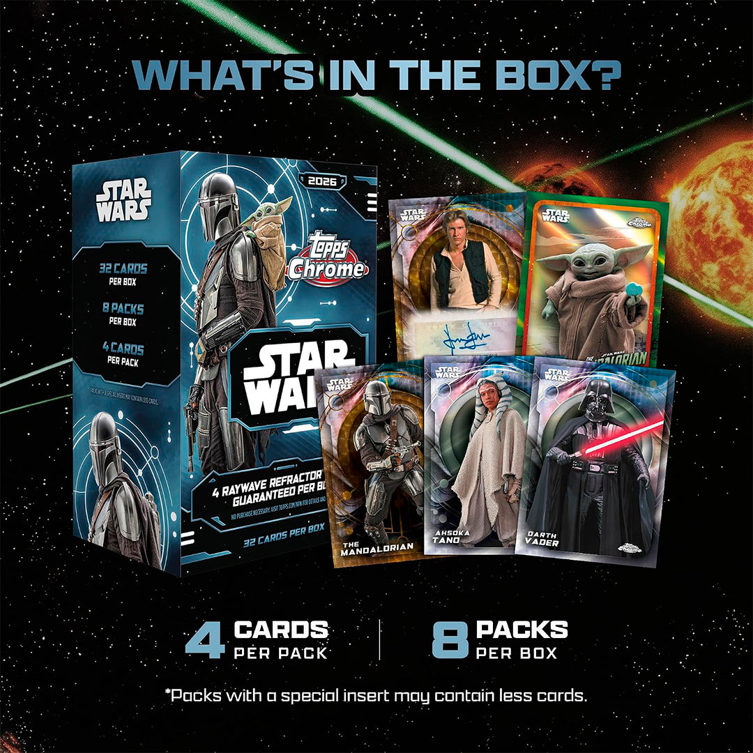 Topps Chrome Star Wars 2026 - Value Box