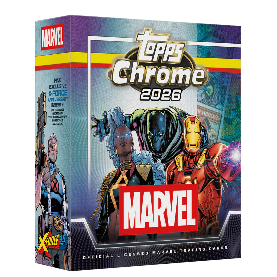 Topps Chrome Marvel Comics 2026 Mega Box