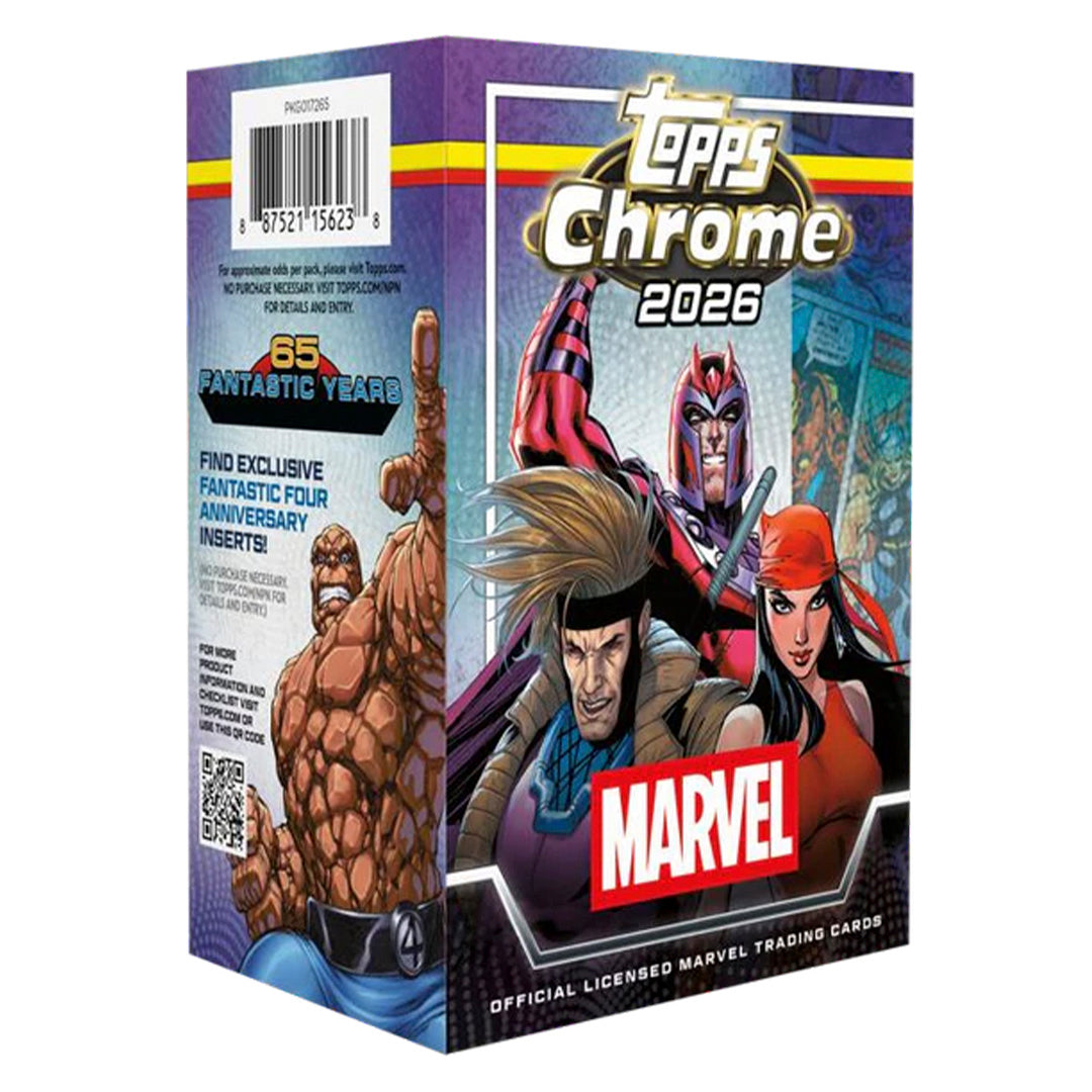 Topps Chrome Marvel Comics 2026 Value Box