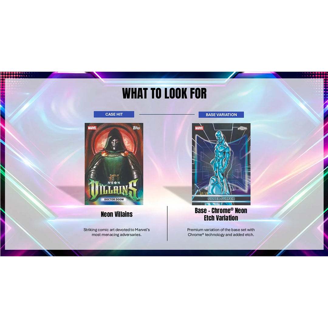 Topps Neon Marvel 2026 - Value Box