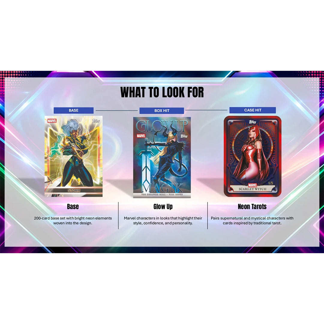 Topps Neon Marvel 2026 - Mega Box