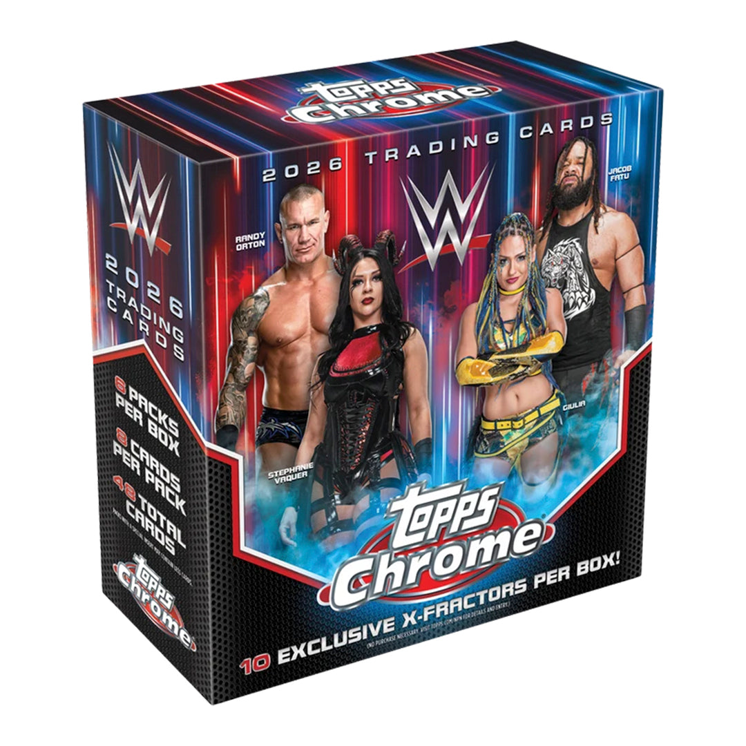 Topps Chrome WWE 2026 - Mega Box