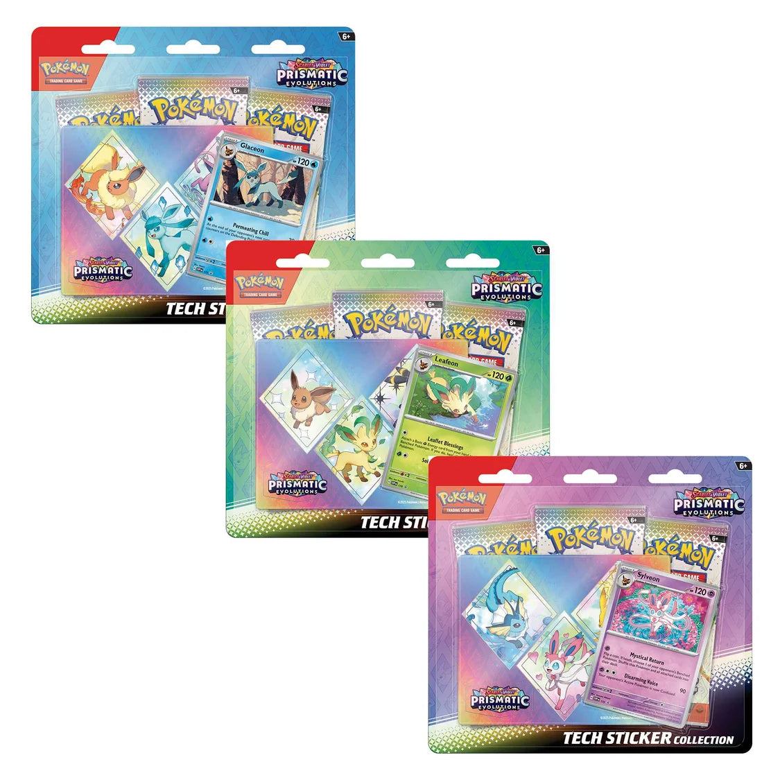 Pokémon TCG: Scarlet & Violet - Prismatic Evolutions Tech Sticker Collection
