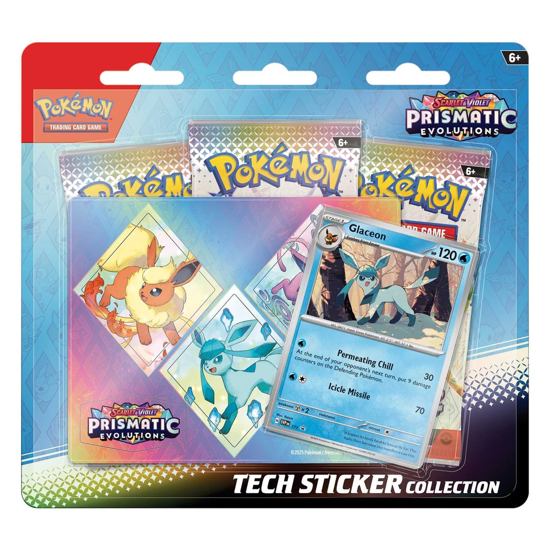 Pokémon TCG: Scarlet & Violet - Prismatic Evolutions Tech Sticker Collection