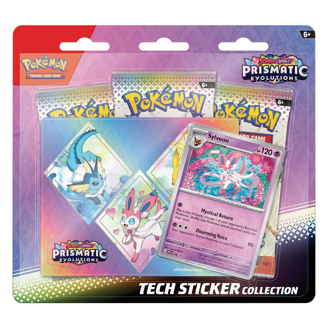 Pokémon TCG: Scarlet & Violet - Prismatic Evolutions Tech Sticker Collection