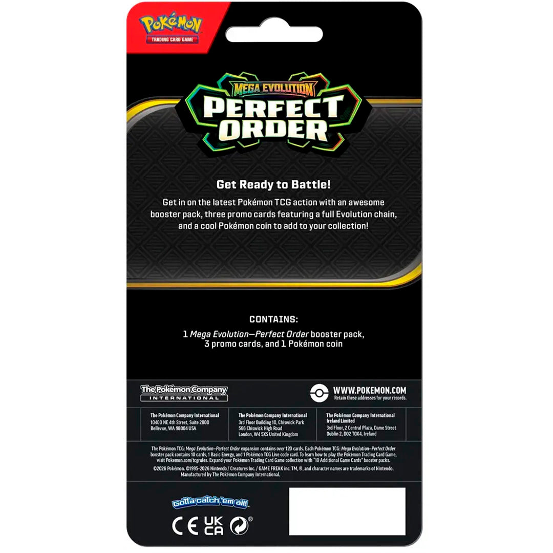Pokémon TCG: Scarlet & Violet - Perfect Order Premium Checklane Blister - Cinderace