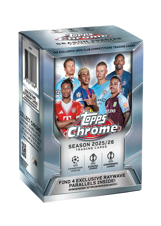 Topps Chrome UEFA Club Competitions 2025/26 - Value Box