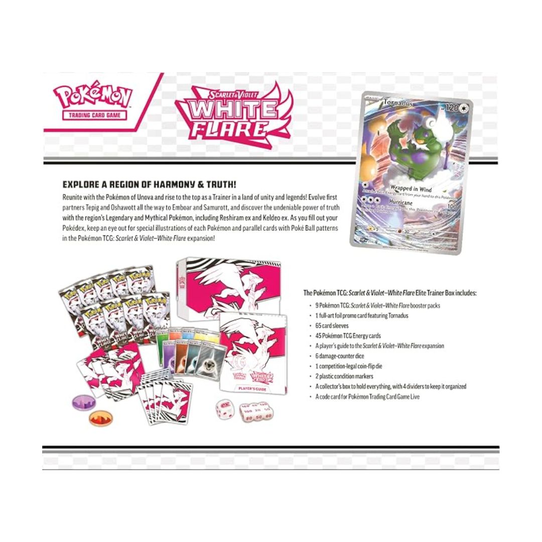 Pokémon TCG: Scarlet & Violet - White Flare Elite Trainer Box