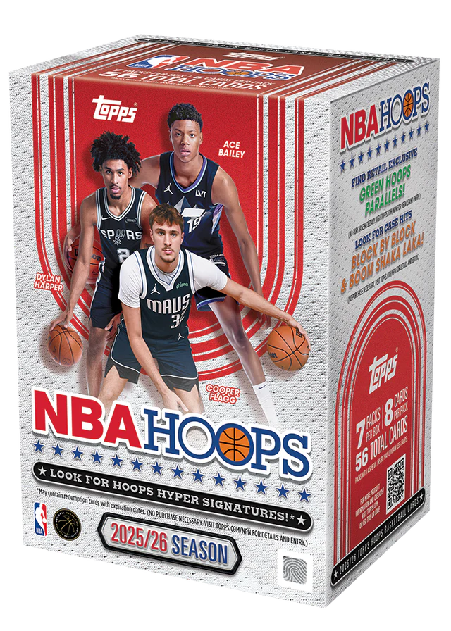 Topps NBA Hoops Basketball 2025/26 Value Box