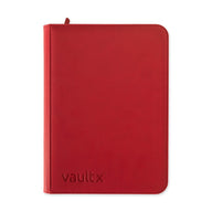 VaultX 9 Pocket Exo-Tec Zip Binder Fire Red