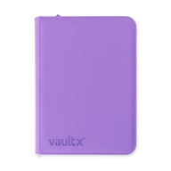 VaultX 9 Pocket Exo-Tec Zip Binder Just Purple
