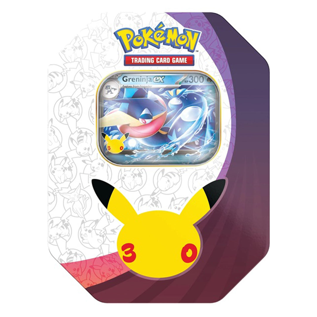 Pokémon TCG: 30th Celebration Collector's Tin Box Greninja ex