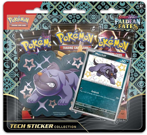 Pokémon TCG: Scarlet & Violet - Paldean Fates Tech Sticker Collection