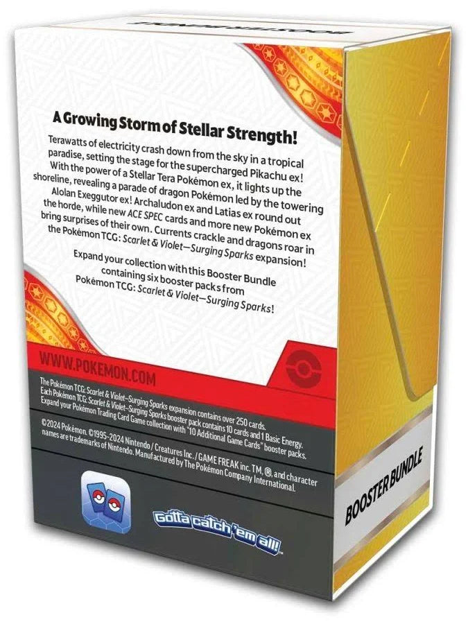 Pokémon TCG: Scarlet & Violet - Surging Sparks Booster Bundle
