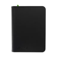 VaultX 9 Pocket Exo-Tec Zip Binder Signature Black