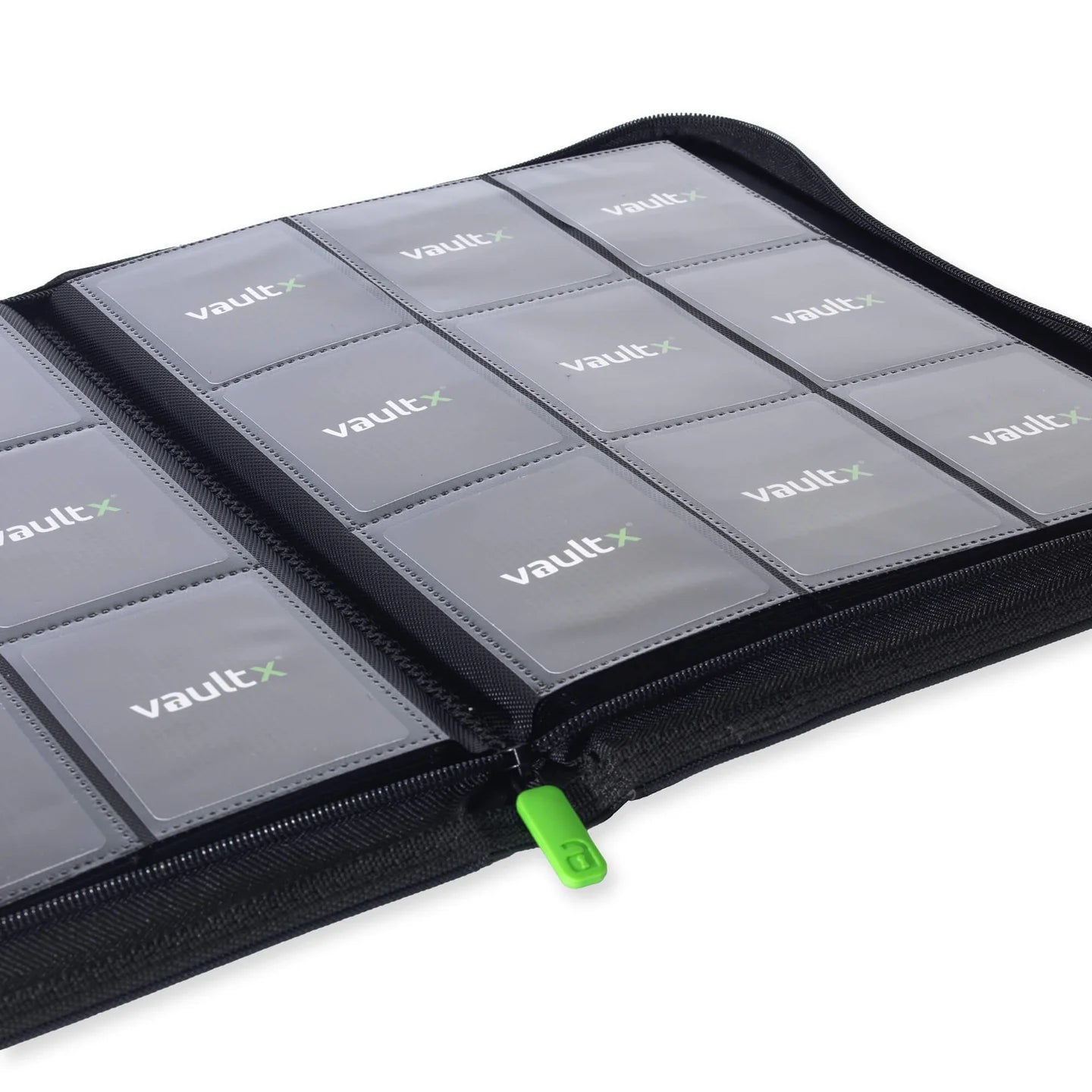 VaultX 9 Pocket Exo-Tec Zip Binder Signature Black